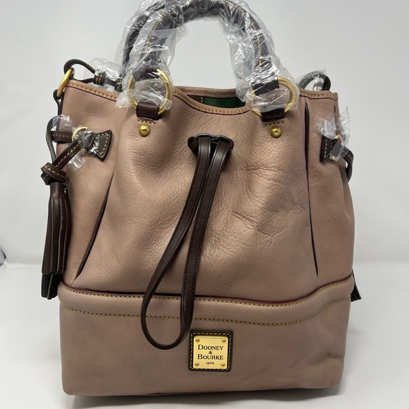 Dooney & Bourke Buckley Leather Bag - Mushroom - Picture 2 of 12